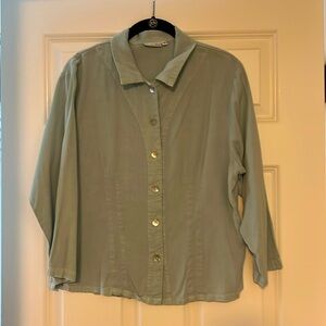 Seafoam Green Blouse